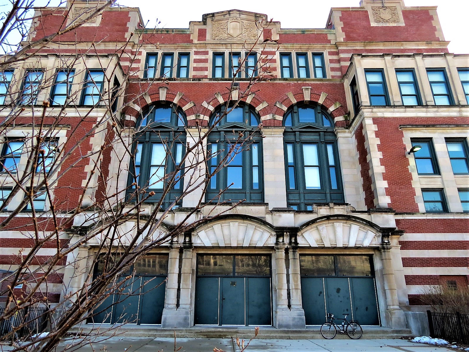 john-marshall-high-school-auditorium-entrance-in-east-garfield-park-chicago-bike-adventures